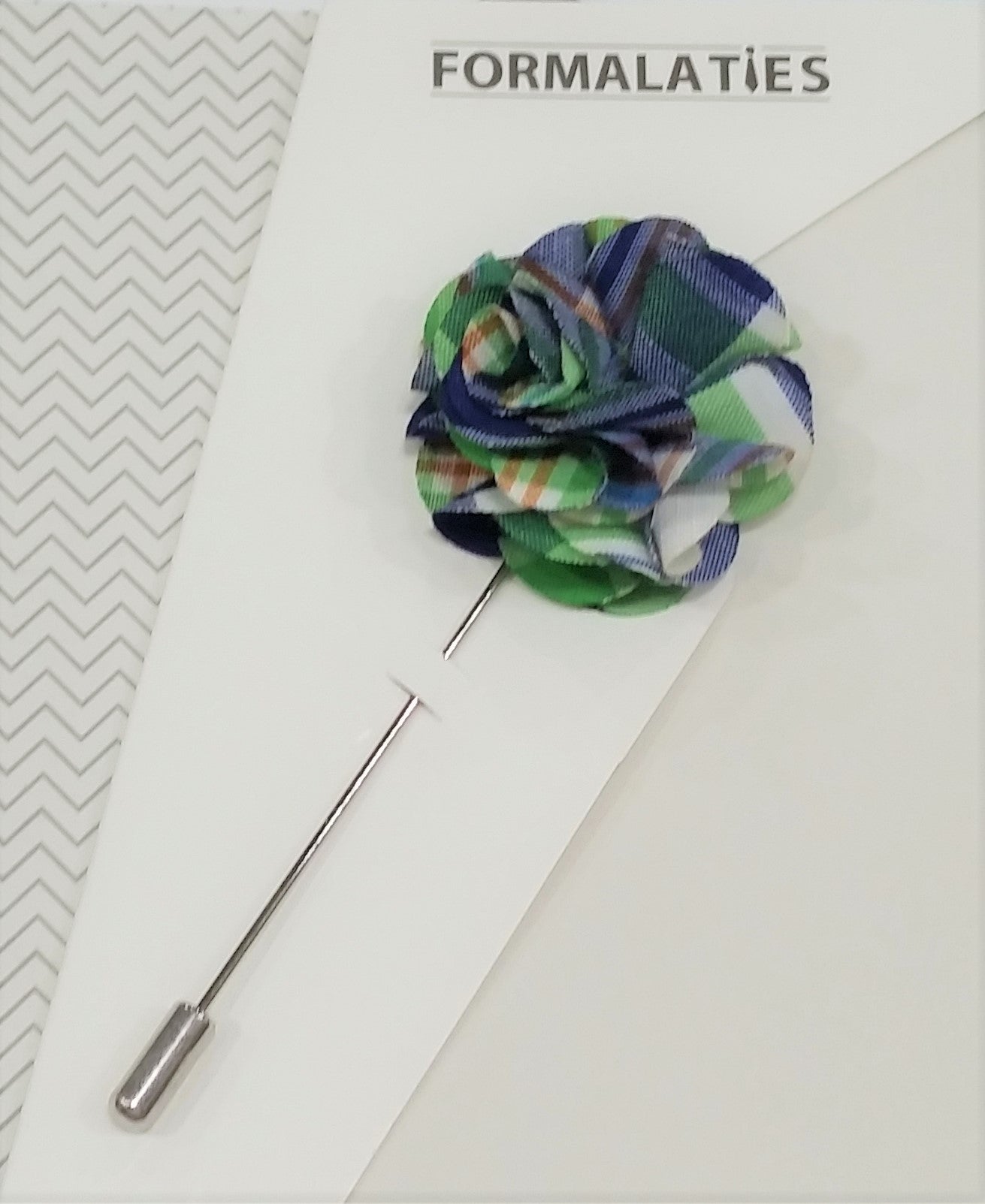 formalaties lapel pin 1size / green/navy