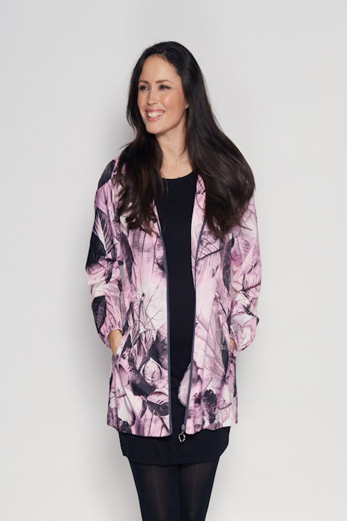 sabena printed rain jacket