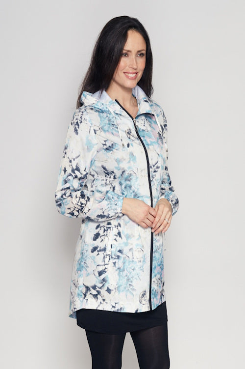 sabena printed rain jacket