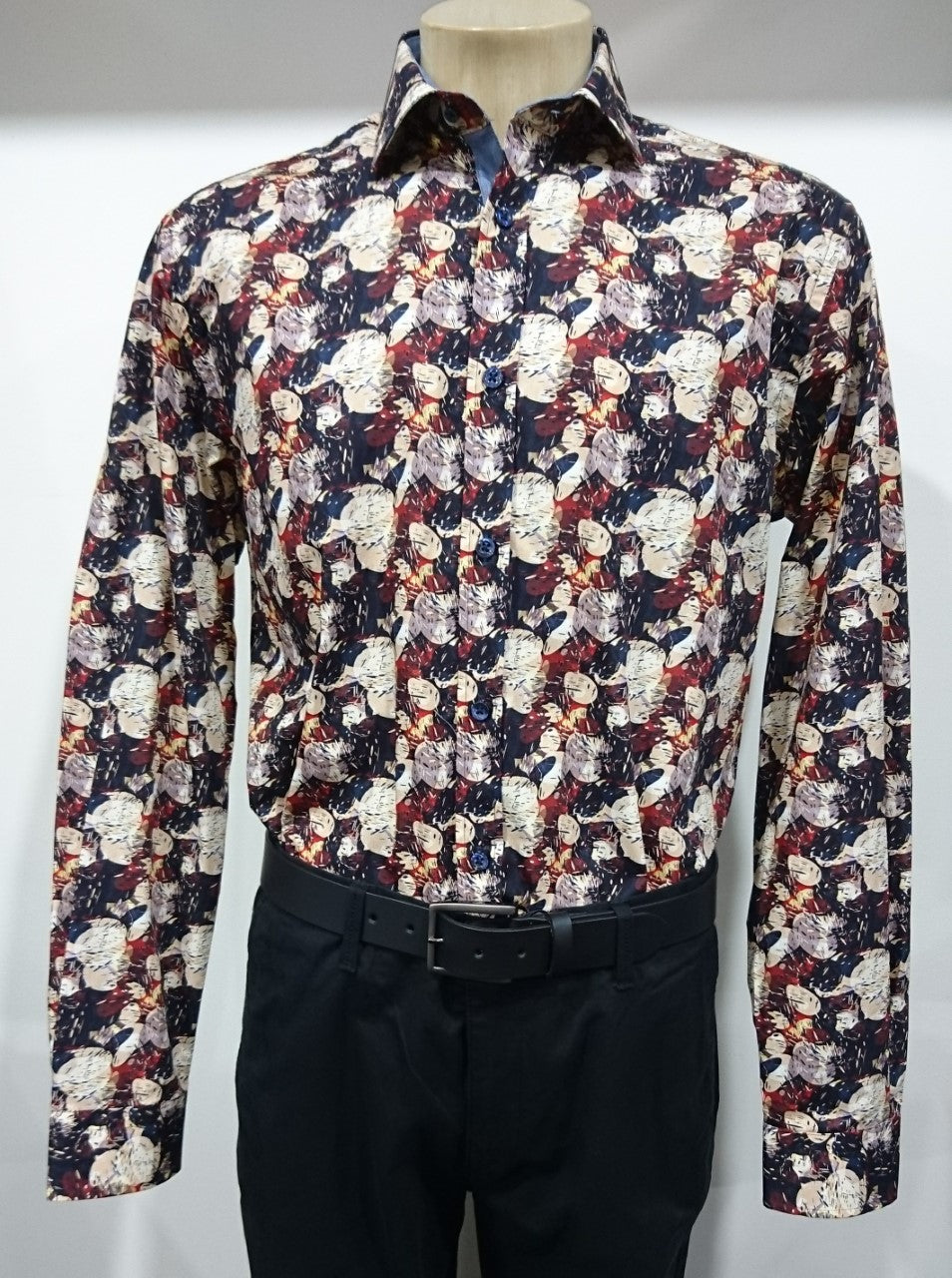 thomson and richards art multi l/s shirt