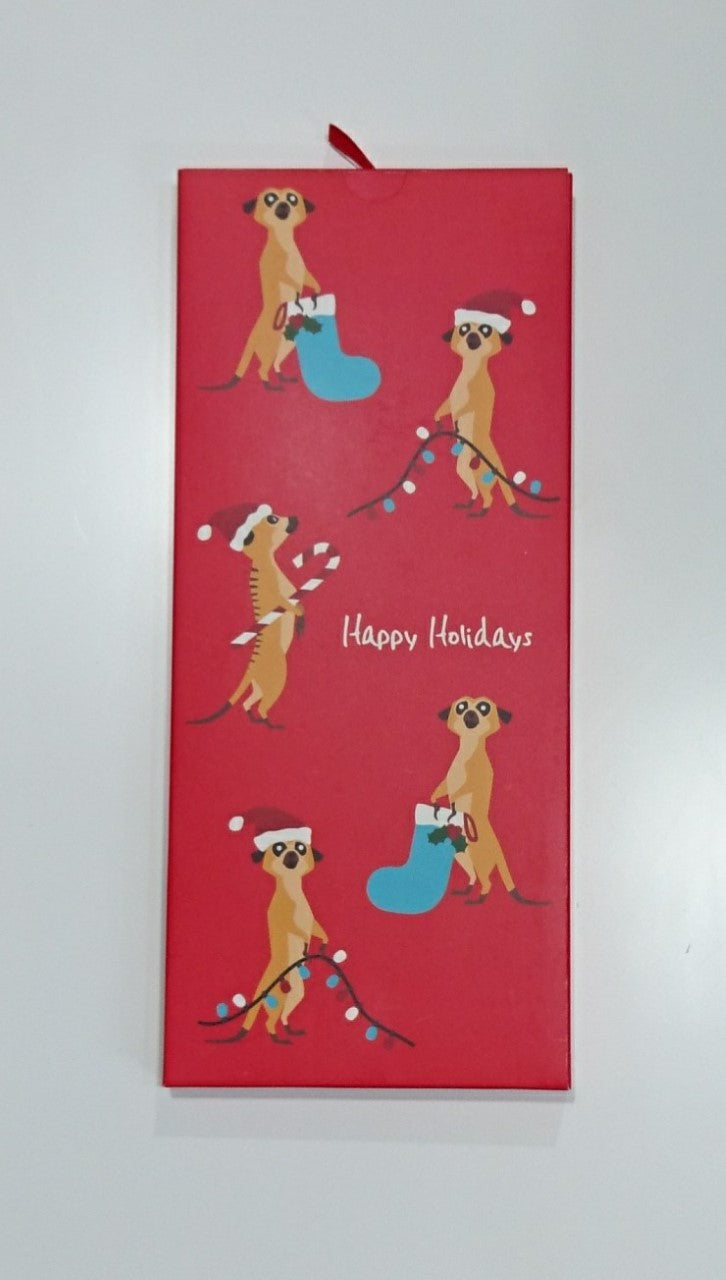 bamboo xmas meercat card