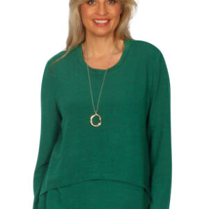 Emily Adams Remy Layer Top Forest