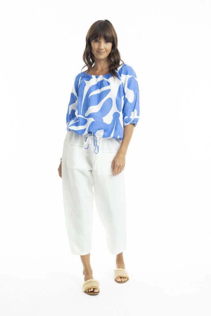Escape By OQ Linen Top