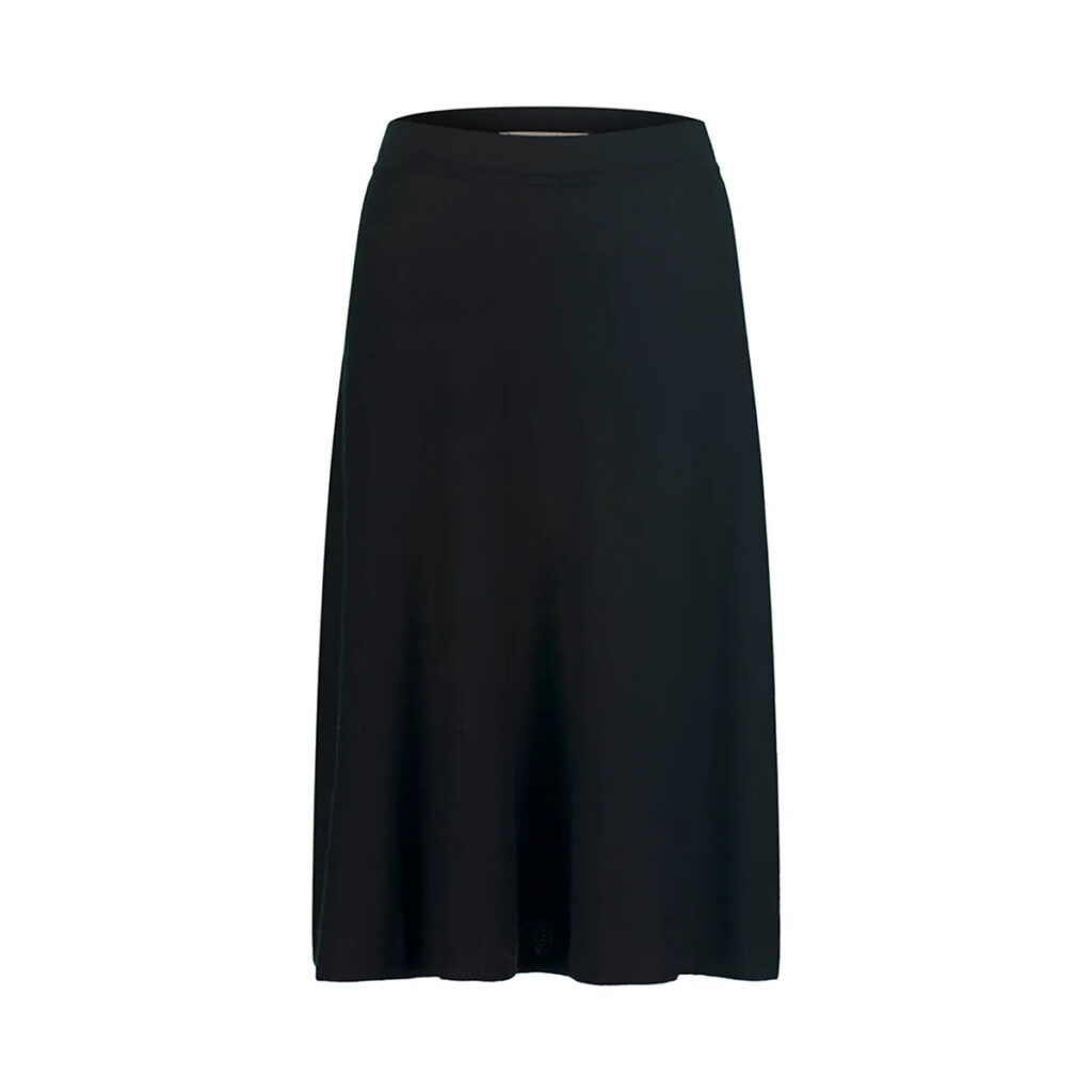 Black skirt on a white background